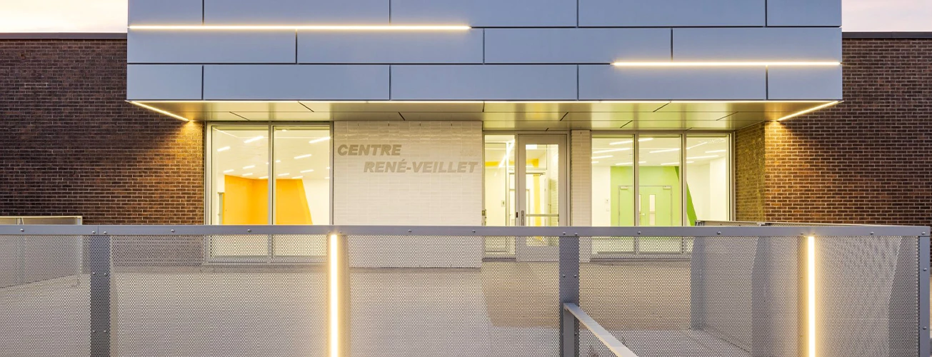 The new René-Veillet community center, a complete renovation ensuring universal accessibility