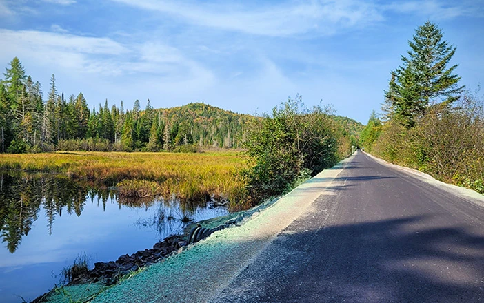 The P'tit Train du Nord Trail Now Safer and More Accessible Thanks to our Teams