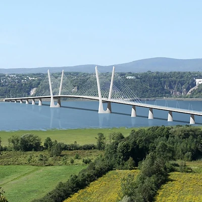 Un projet en mode conception-construction qui conjugue innovation technique et respect de l'environnement pour le pont de l'Île-d'Orléans.